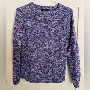 Lands' End Multicolor Knit Sweater
